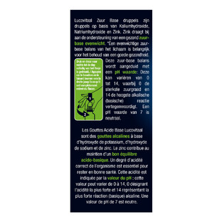 Lucovitaal Zuur Base Druppels 30ML