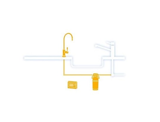BRITA - Filtre à eau robinet 1004 263 Cartouche On Line Active Plus