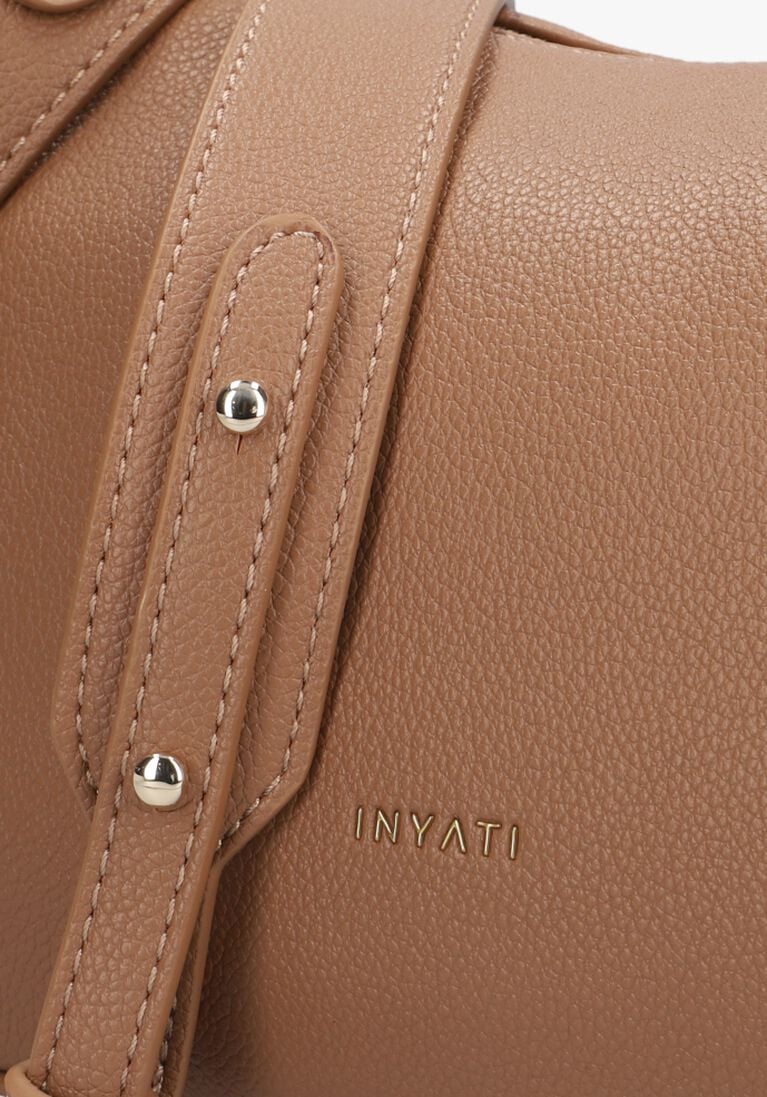 INYATI camel inyati schoudertas floraa