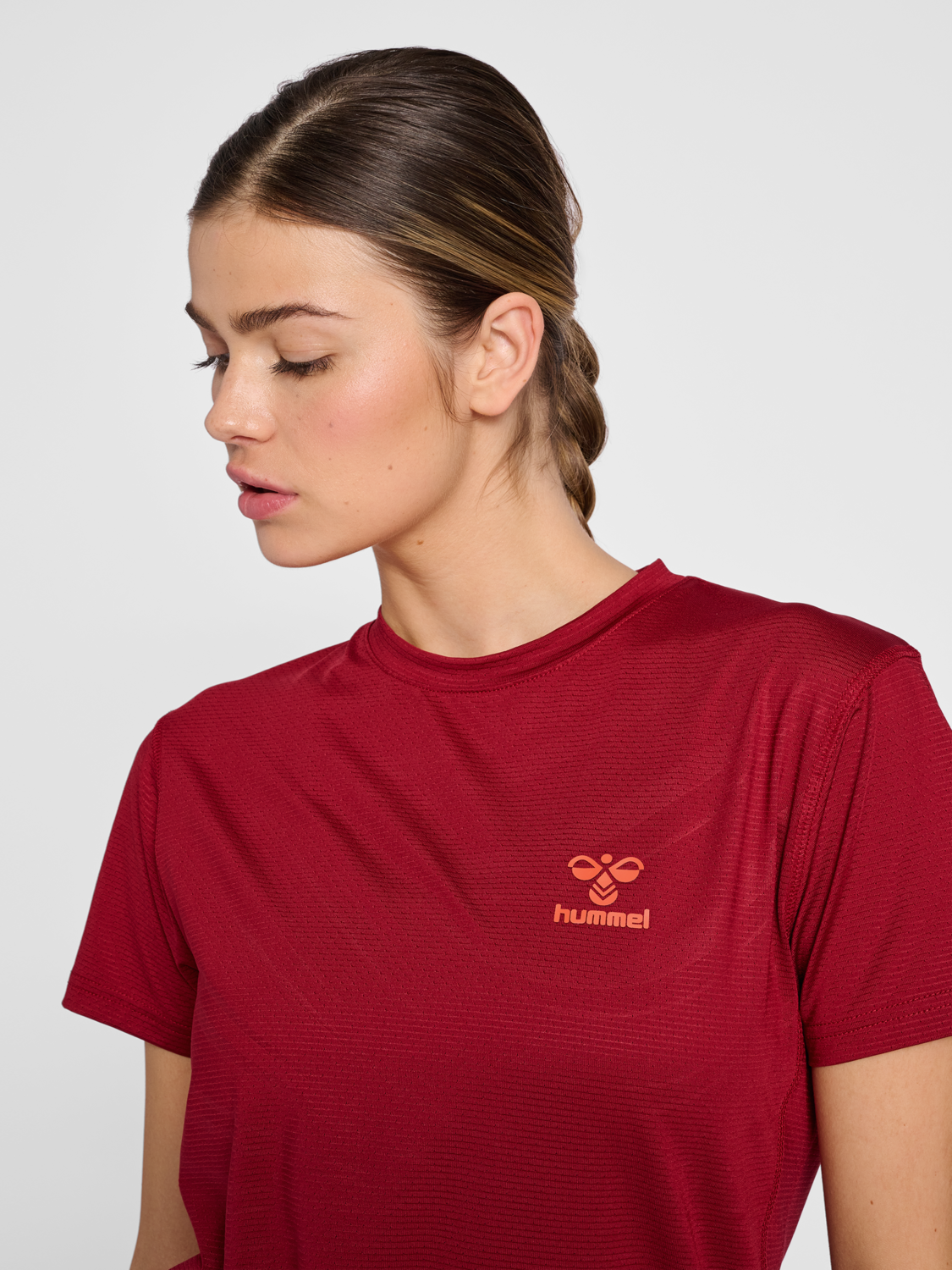 hmlONGRID POLY TEE S/S WO