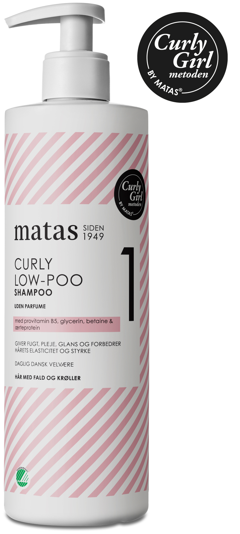Matas Striber Curly Low-Poo Shampoo Uden Parfume 500 ml