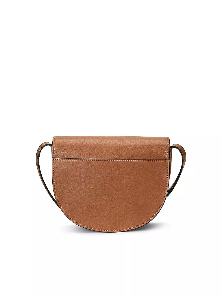 LAUREN RALPH LAUREN Ledertasche - Mini Bag WITLEY Medium braun