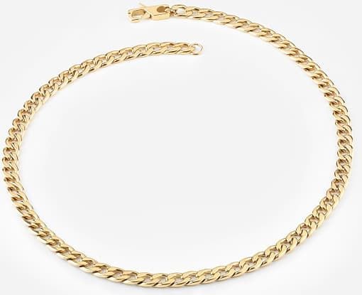 My Chains - Halsketting - Geplateerd Staal - Gourmet Kettingstructuur - Karabijnsluiting