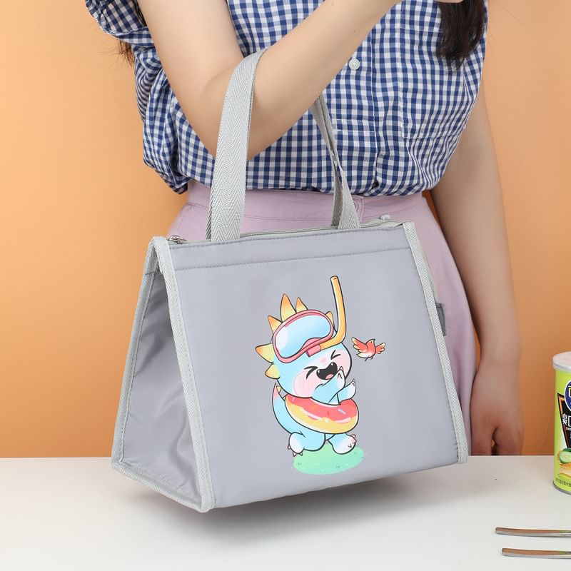 Schooltijd - Cartoon geïsoleerde lunchtas (verschillende ontwerpen)