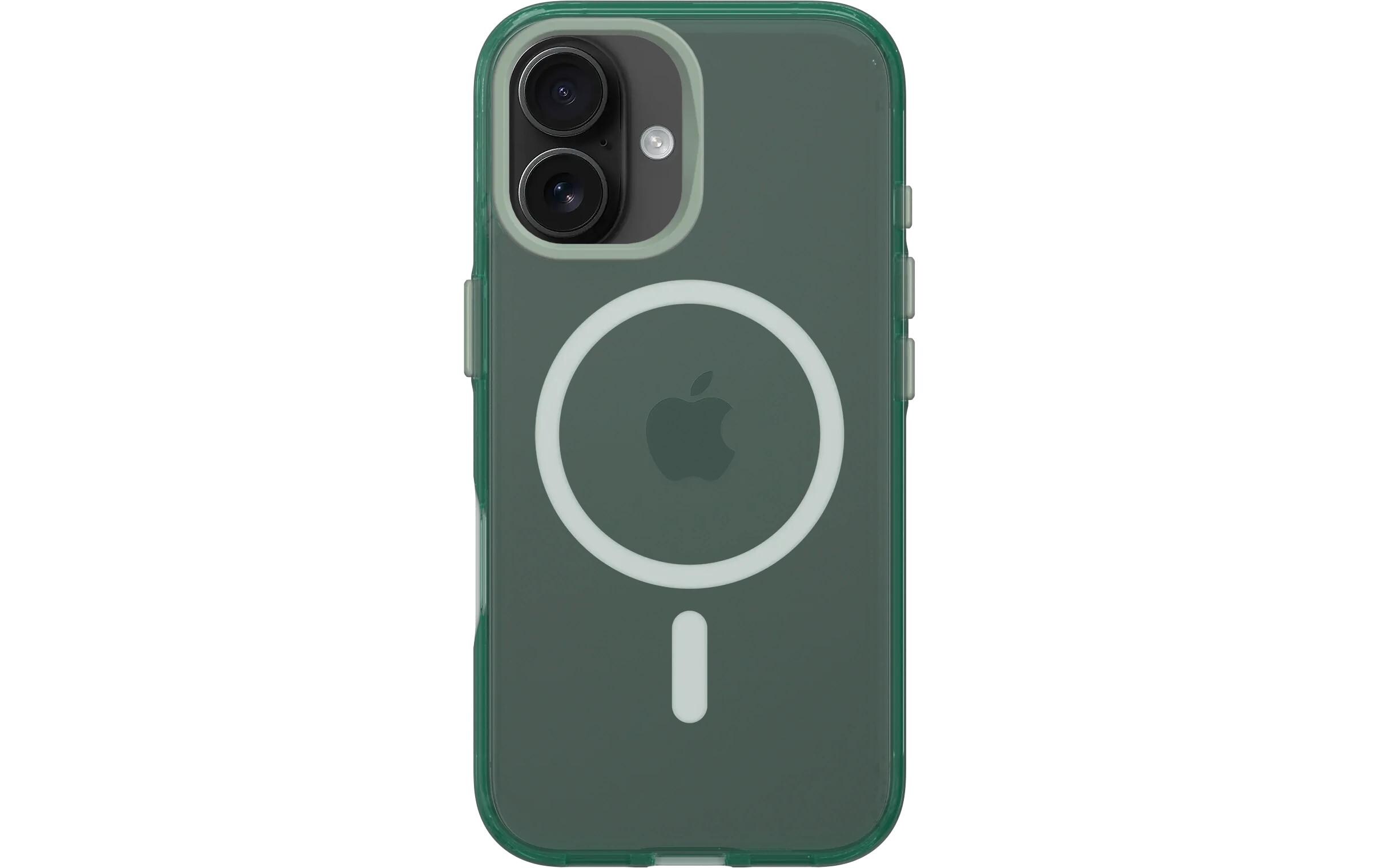 Back Cover JellyTint MagSafe iPhone 16 Moody GreenMagSafe-kompatible Schutzhülle für das Apple iPhone 16