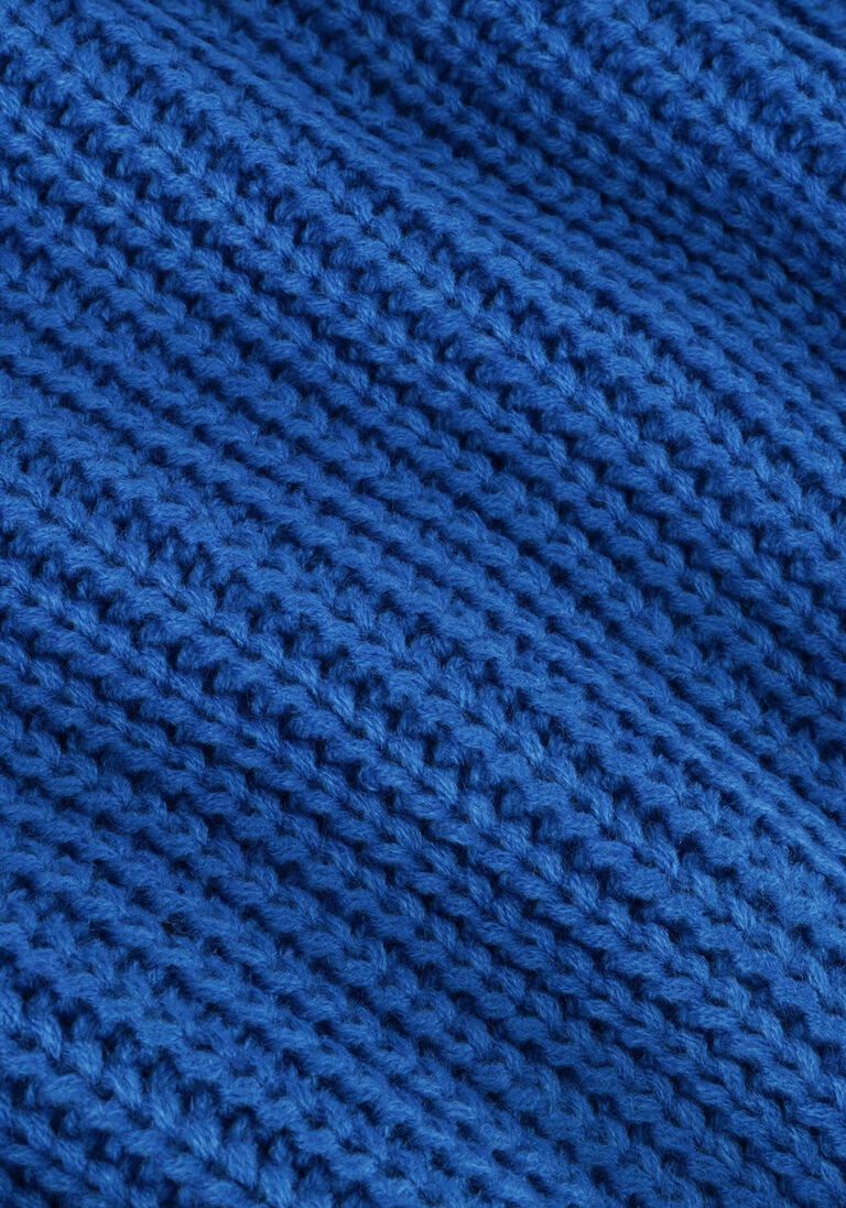 COLOURFUL REBEL blauwe colourful rebel trui yitty knitted sweater