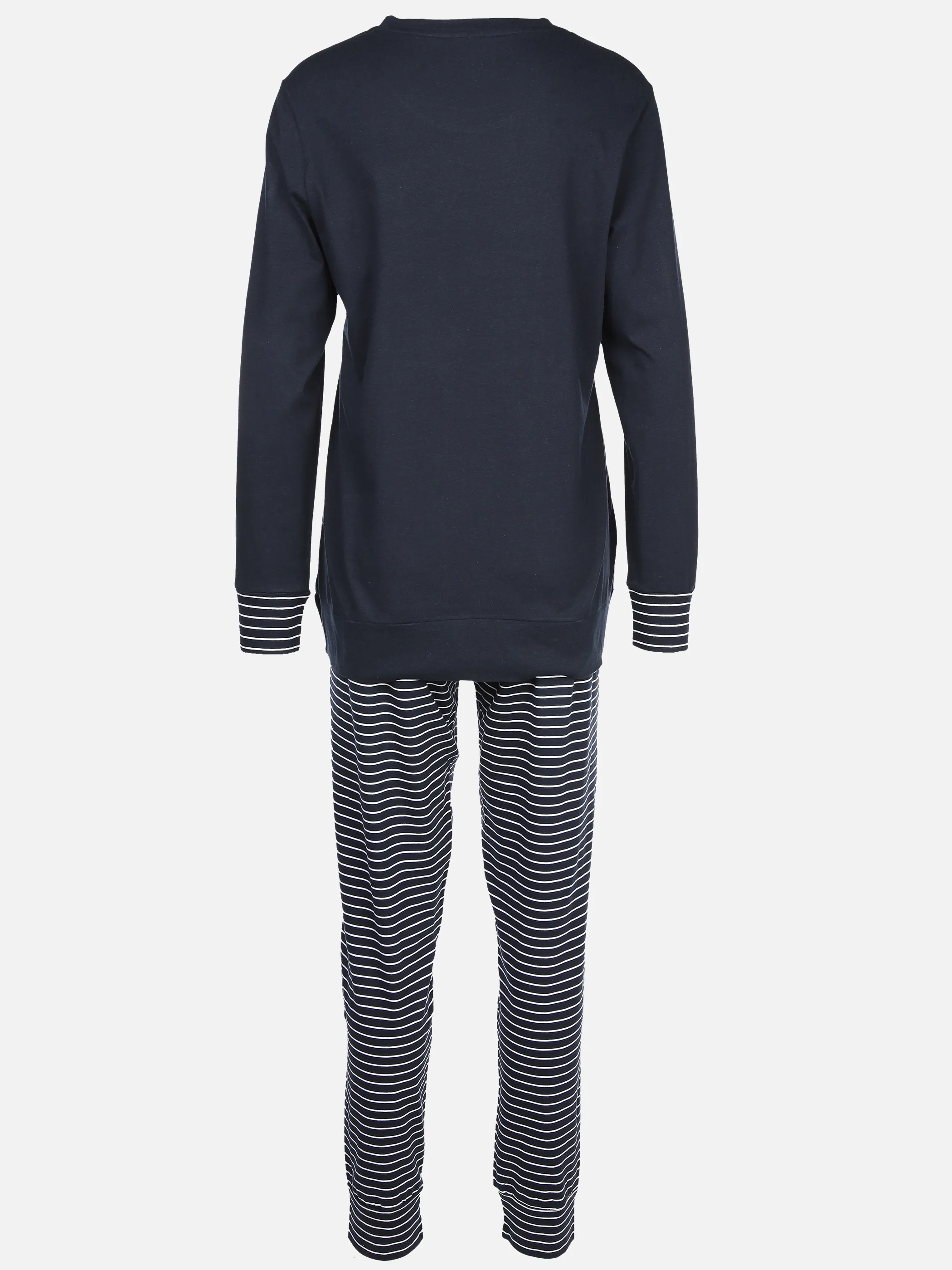 Damen Pyjama mit Streifen