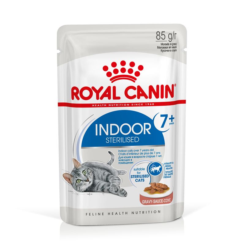 Royal Canin Indoor Sterilised 7+ en sauce