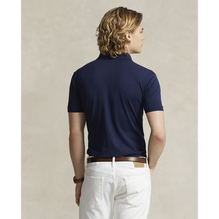 Polo Ralph Lauren Slim Fit Stretch Mesh Polo Blå