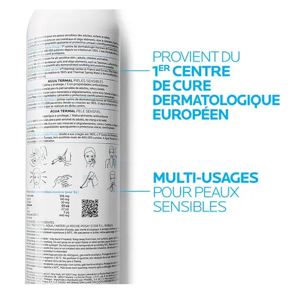 Água Termal Suavizante La Roche-Posay para Pele Sensível 300ml