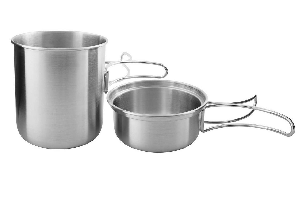 Tatonka Handle Mug 600 Set 4173-000 Stainless, drinkbeker met deksel