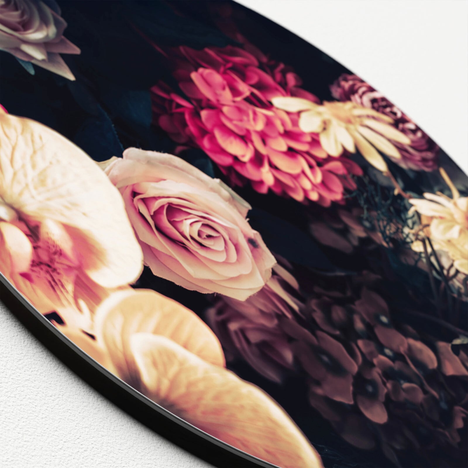 PRO ART Glas Art Bild BAROQUE FLOWERS II 20 cm