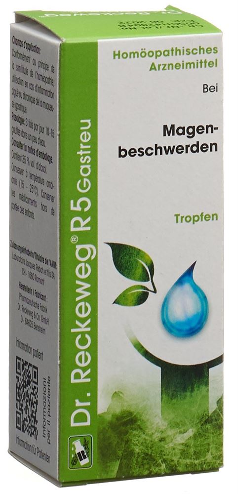 RECKEWEG R5 Gastreu<br>50 ml, Flasche, Tropfen zum Einnehmen, Flüssigkeit