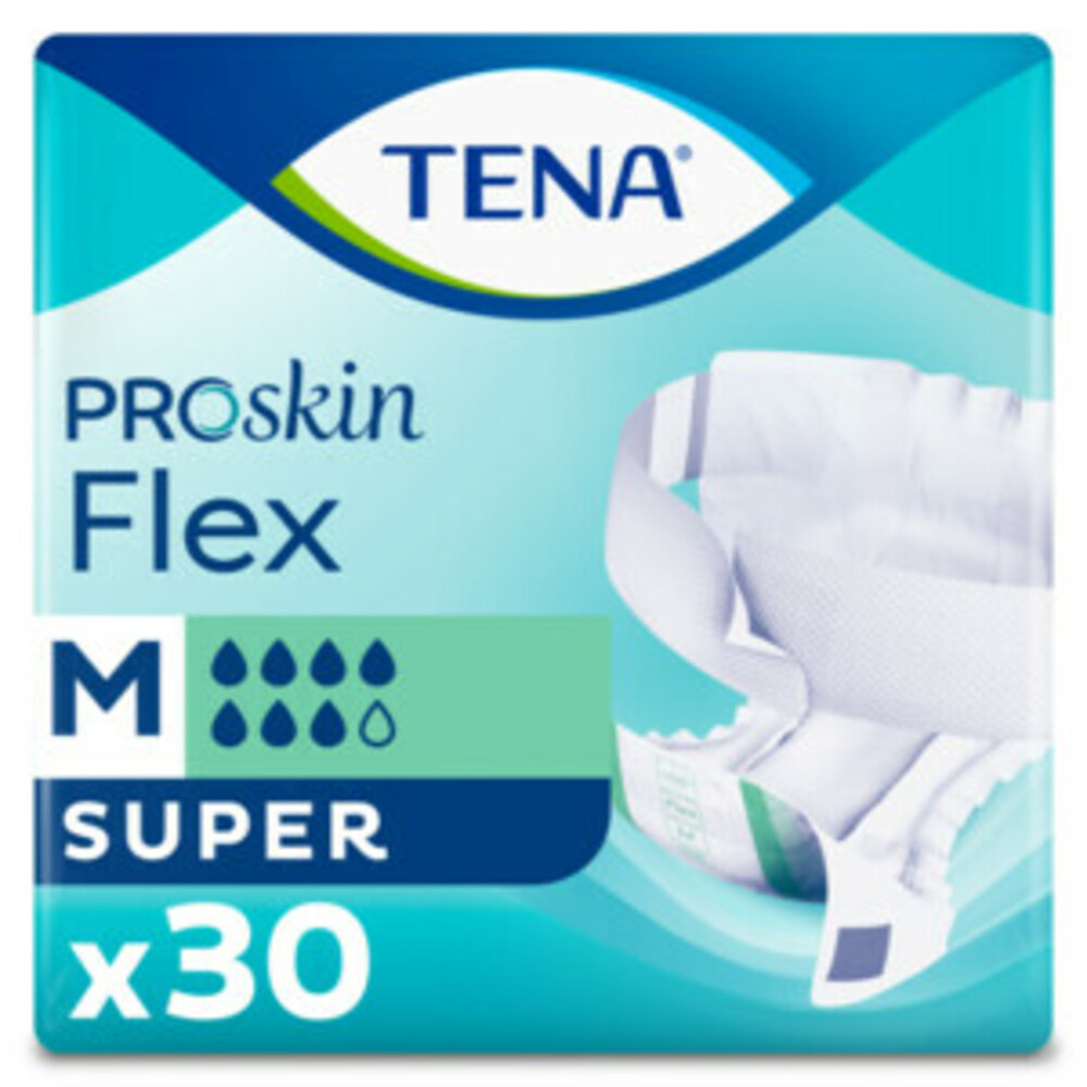 3x TENA Proskin FlexSuper M30 stuks