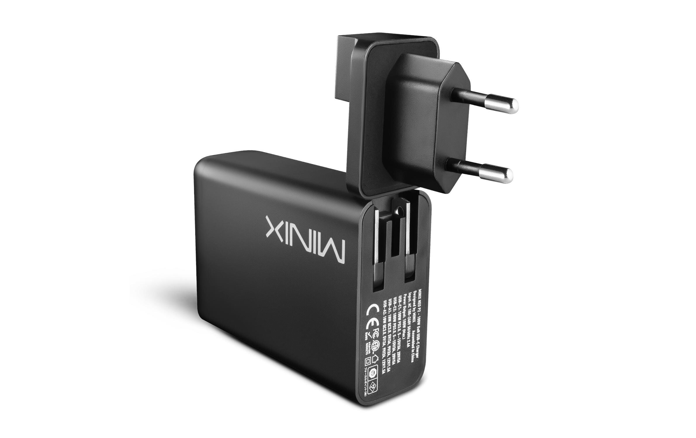 USB-Wandladegerät NEO P2 4-Port GaNUniverselles GaN-Ladegerät mit vier Ladeports