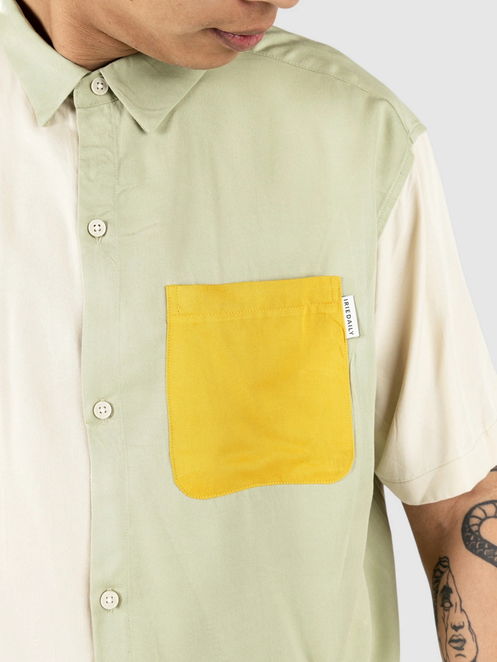 Iriedaily Viscolo SSI Shirt light olive