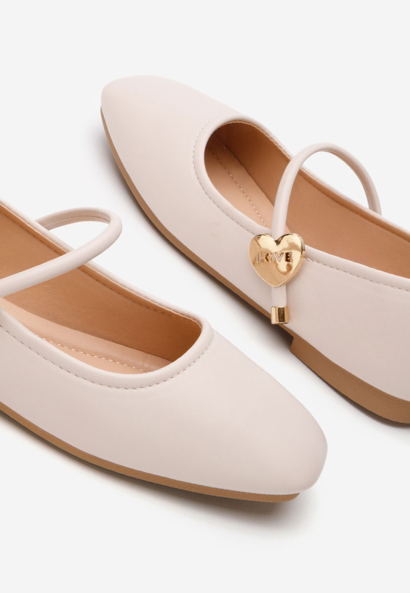 Ballerines femme beige Norina