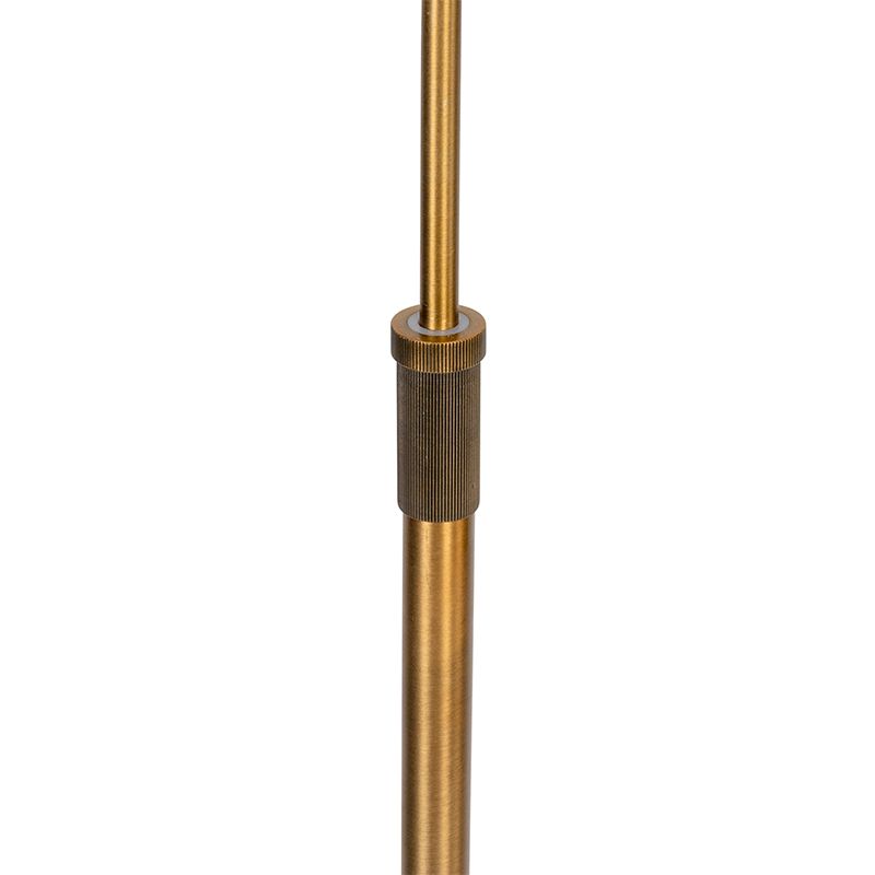 Design vloerlamp brons incl. LED met touch dimmer - Notia