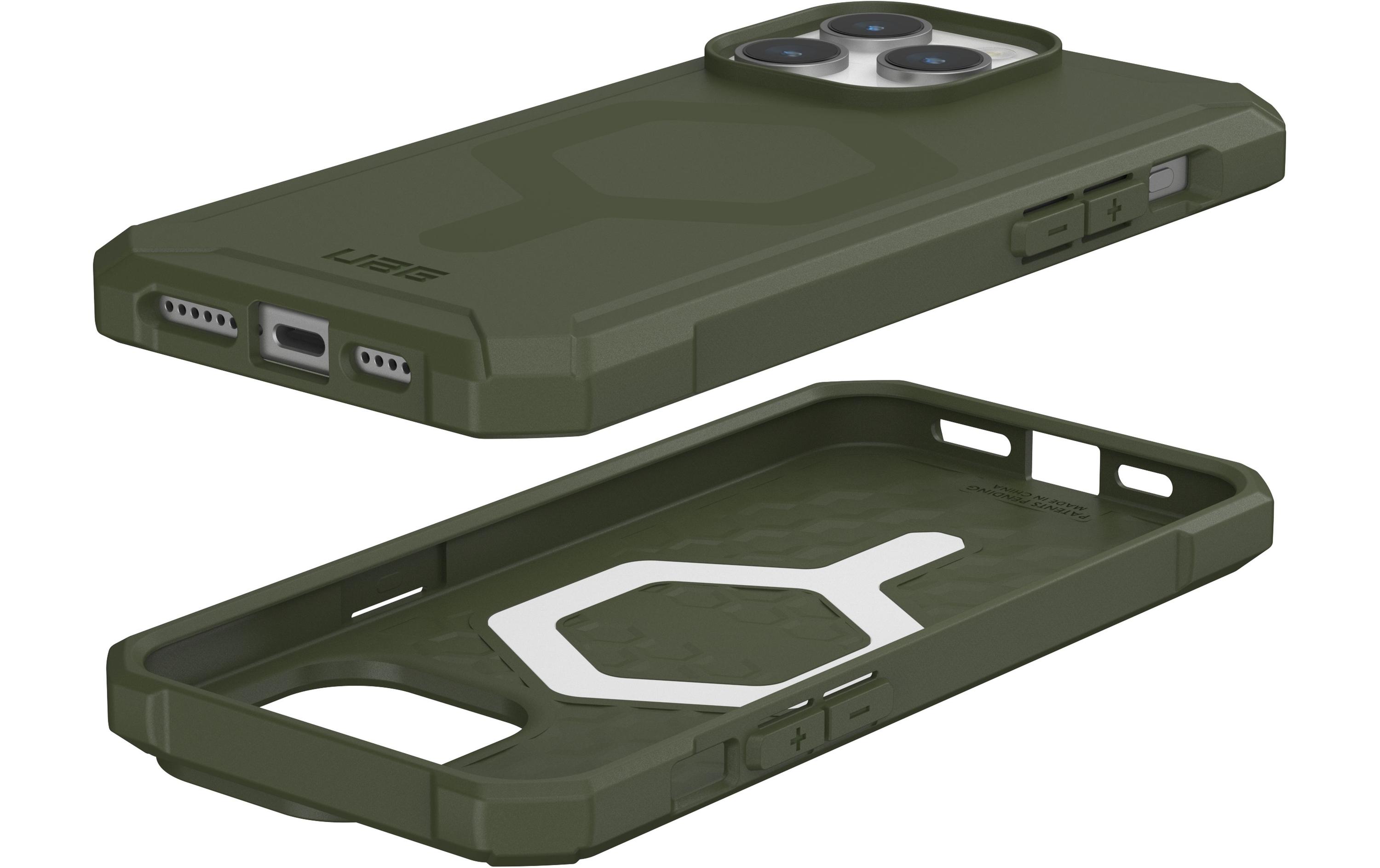 Back Cover Essential Armor iPhone 15 Pro Max OliveSchutzhülle für das Apple iPhone 15 Pro Max