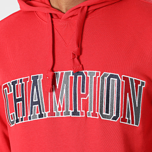 Sweat Capuche 218508 Rouge