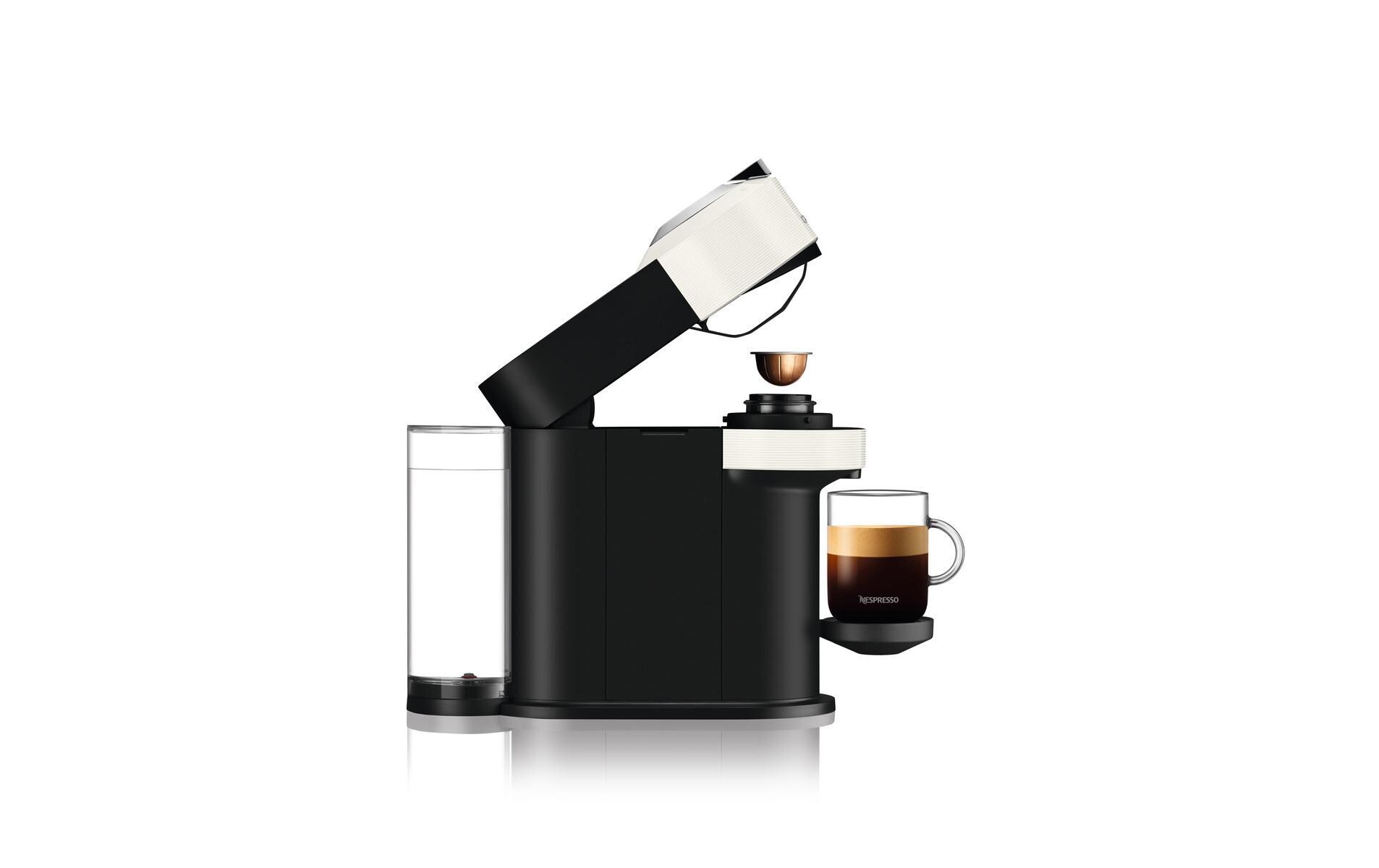 Kaffeemaschine Nespresso Vertuo Next ENV120.W Weiss<br>Kapselmaschine der Vertuo Line für fünf verschiedene Tassengrössen