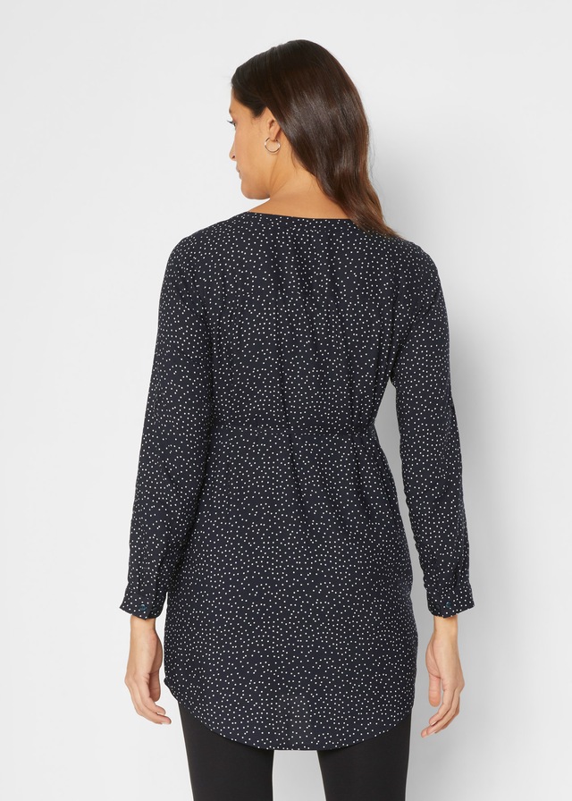 bonprix Umstandskleid 2-in-1 Umstands- und Stillblusenkleid aus fliessender Viskose