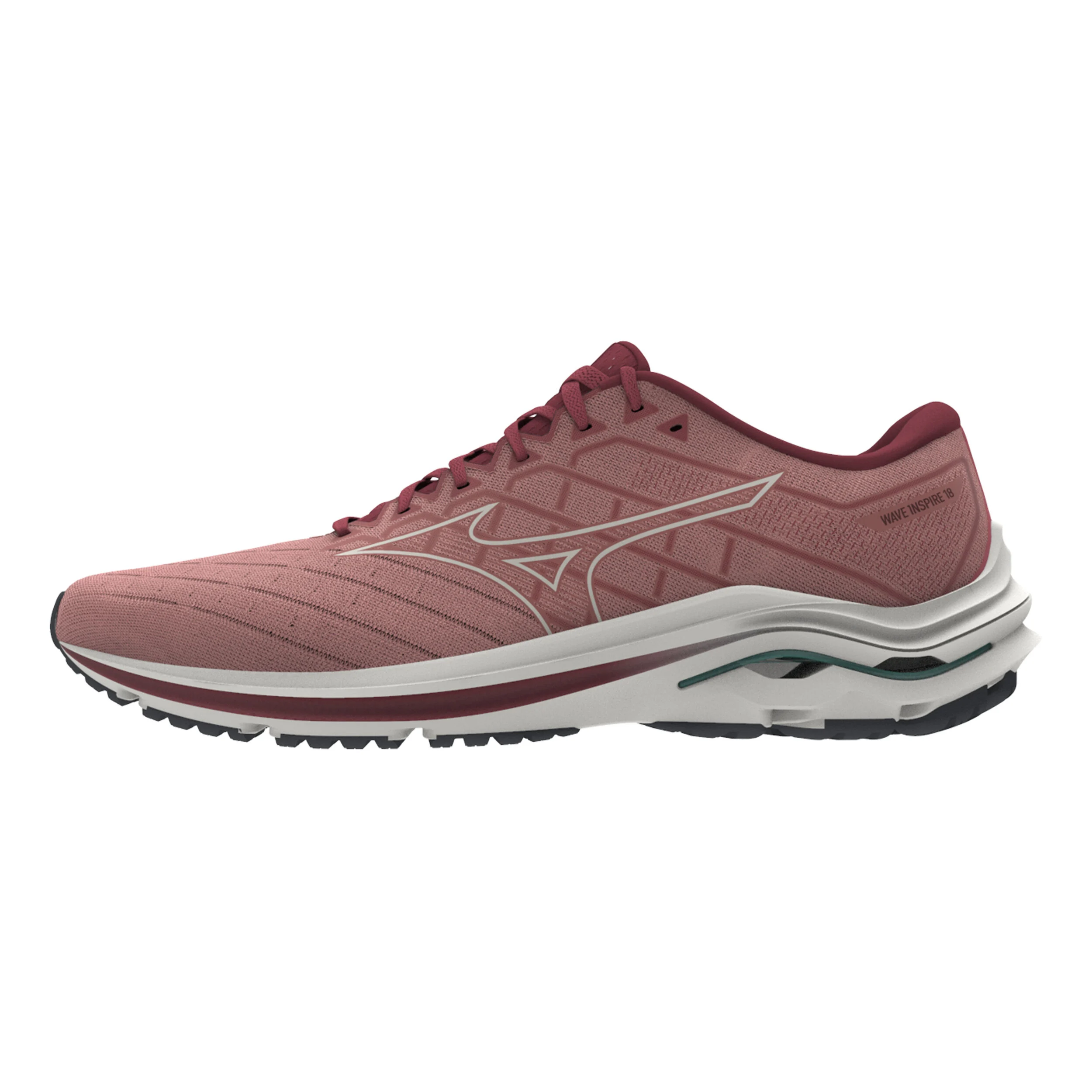 Mizuno Wave Inspire 18 Chaussure De Running Avec Stabilisateurs Femmes - Rosé