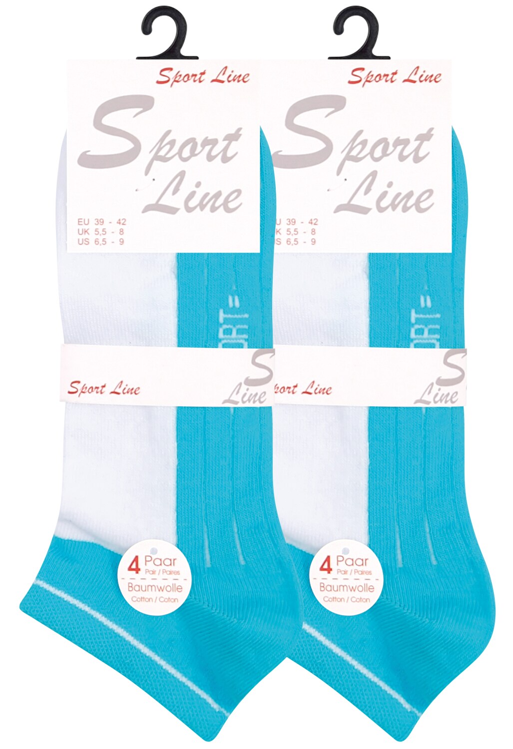 Cotton Prime® Sneaker Socken 8 Paar, mit Rippsohle