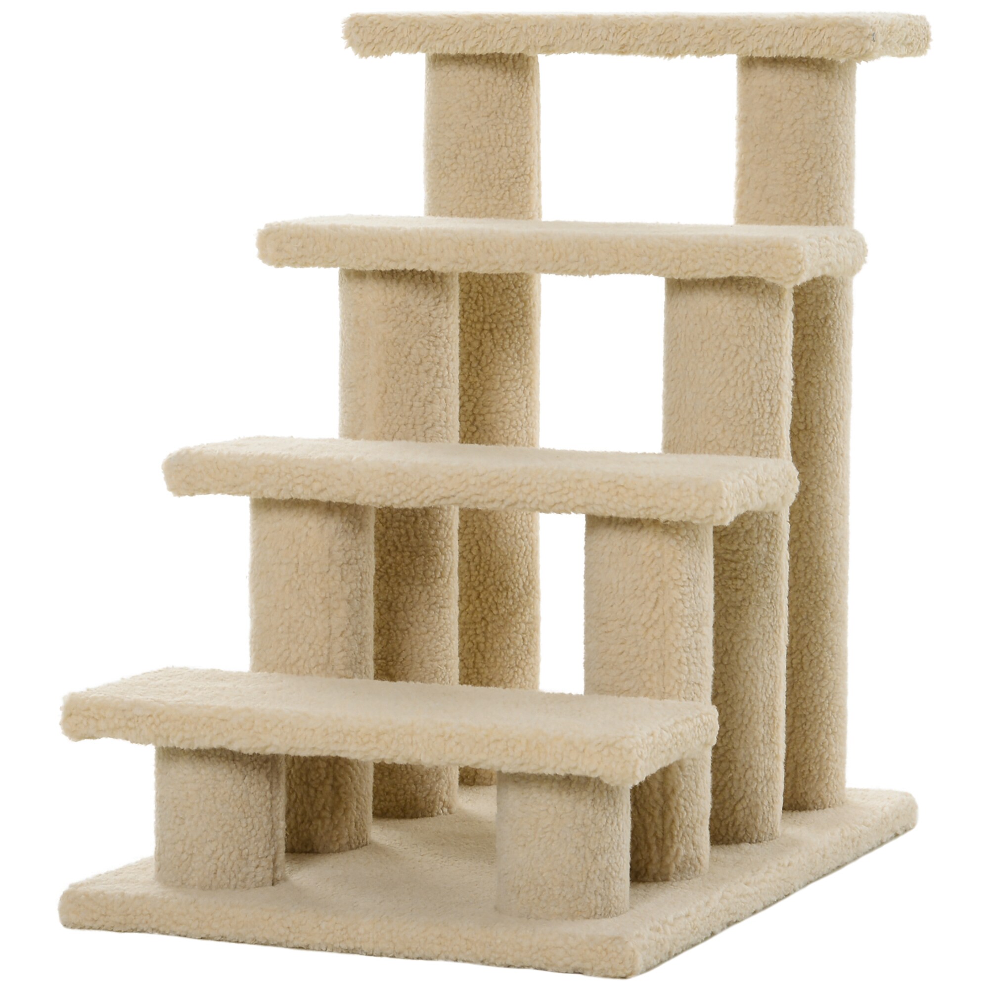 PawHut Katzentreppe mit 4 Stufen 63,5 x 43 x 60 cm