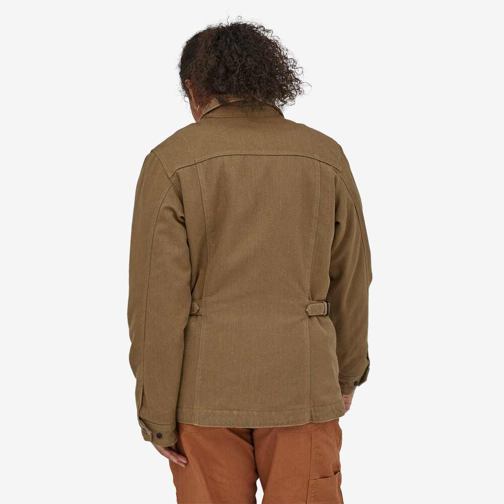 Iron Forge Damen-Scheunenmantel aus Hanf-Canvas