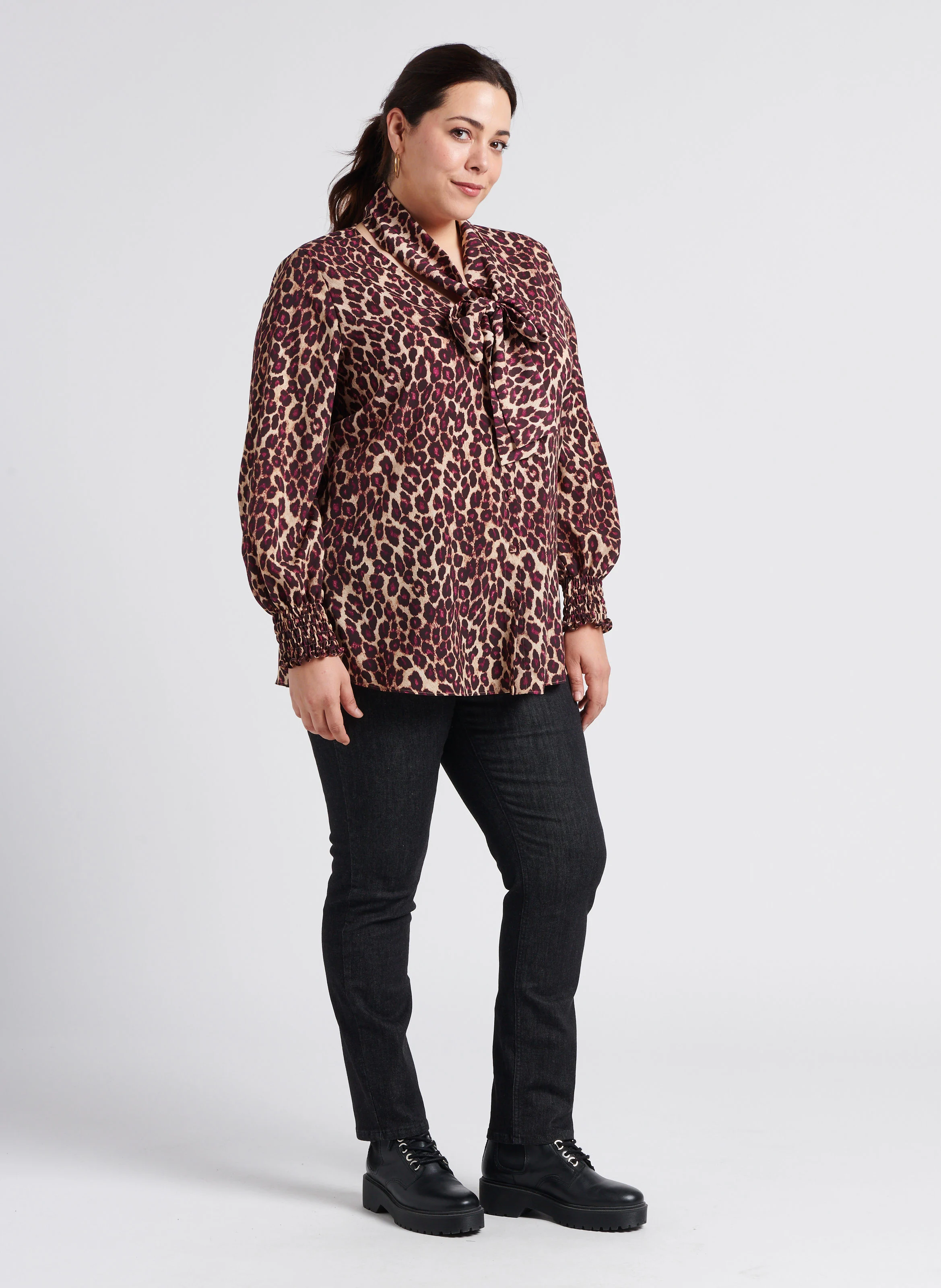 IESI - Jean slim taille haute en coton| Noir
