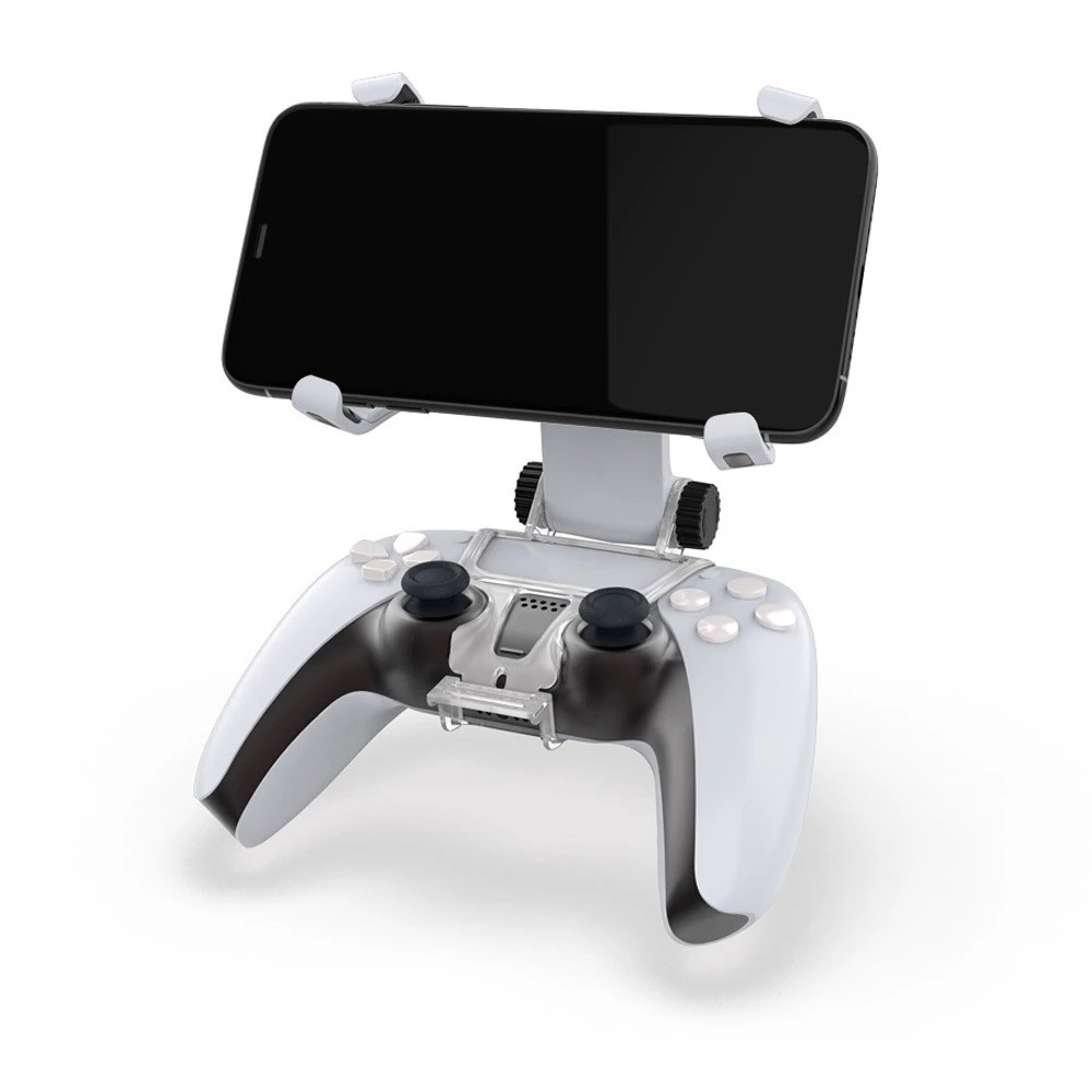 Sony PlayStation PS5 / PS5 Slim Controller Halterung für Handy / Smartphone - Weiss