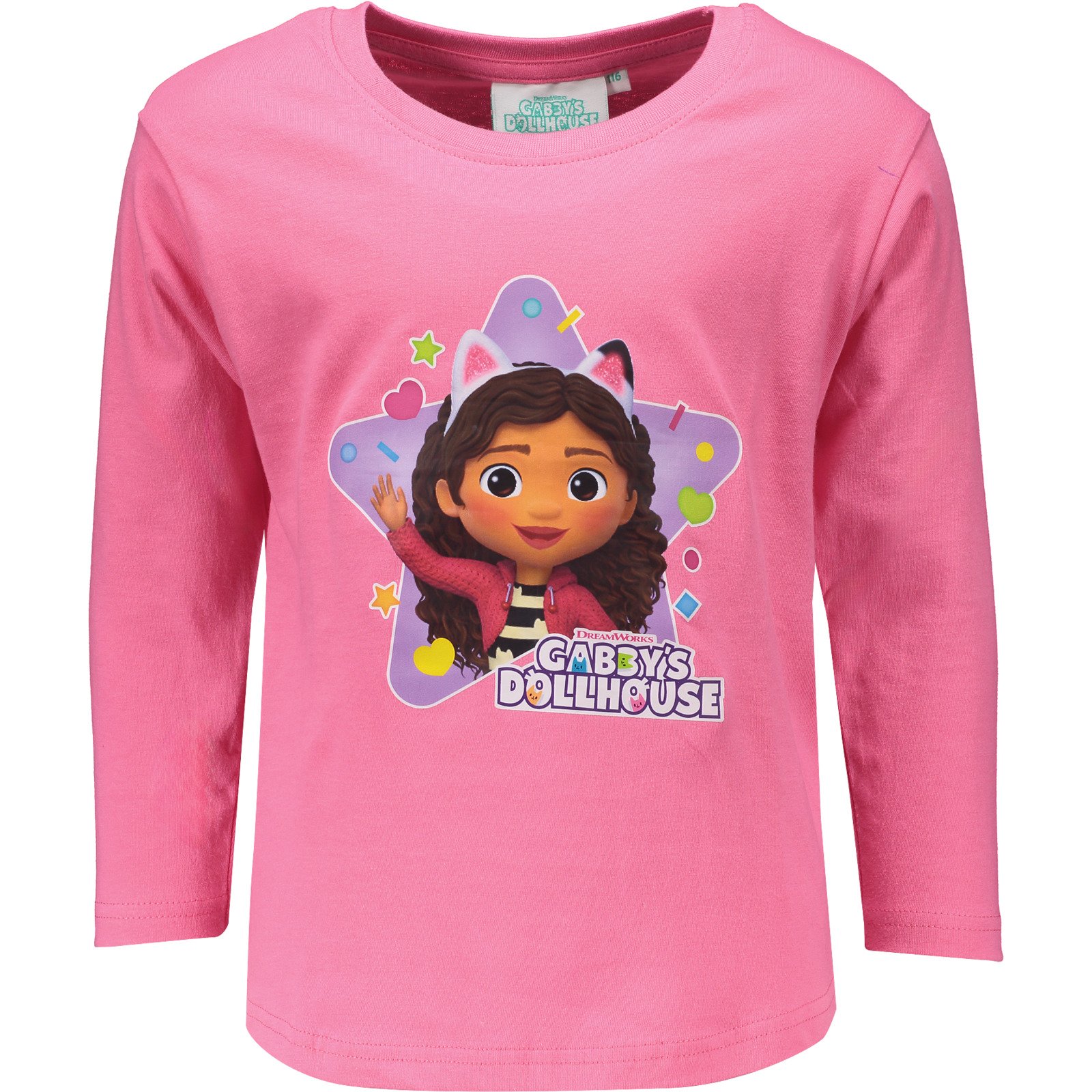 Kinder-Shirt Gabby's Dollhouse pink