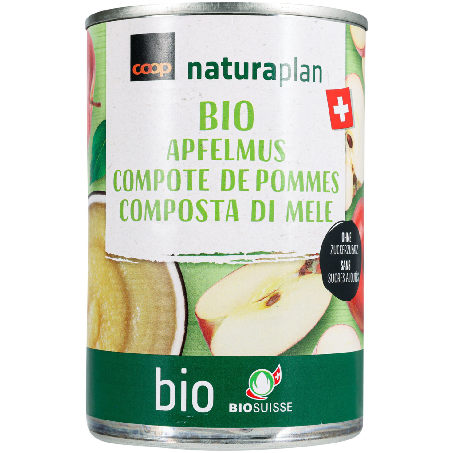 Bio Apfelmus CH ungezuckert