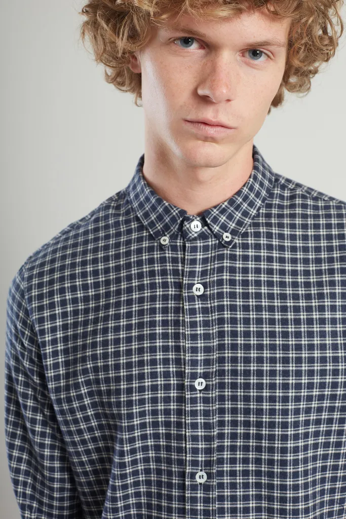 Chemise à Carreaux Flanelle Italienne L'Exception Paris