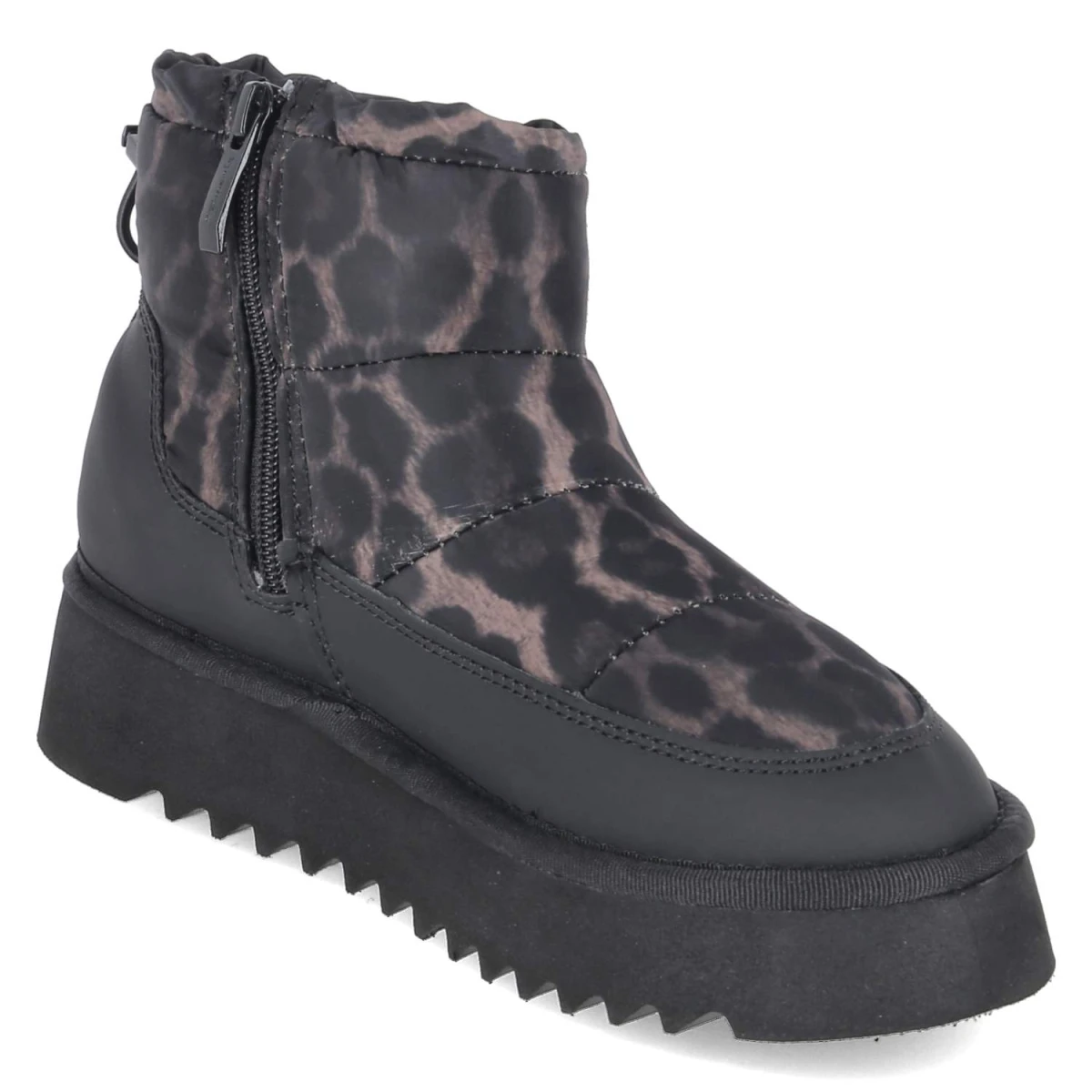TamarisWinterboots - BLACK/LEOPARD