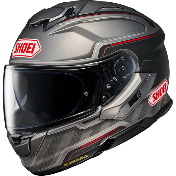 Shoei - Casque GT-Air 3 Discipline TC-1 / Argent / Rouge