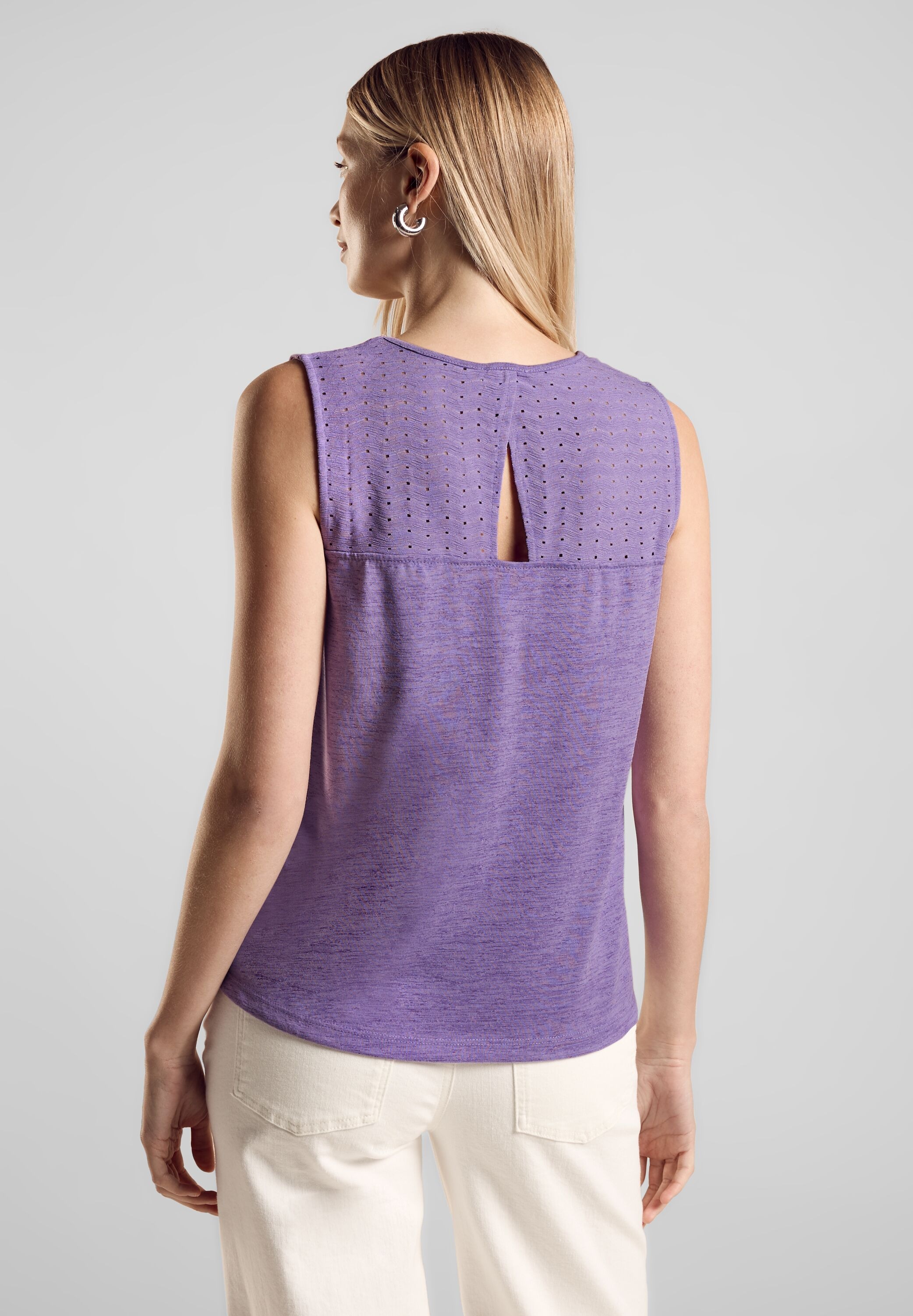 STREET ONE Spitzentop mit Stickerei