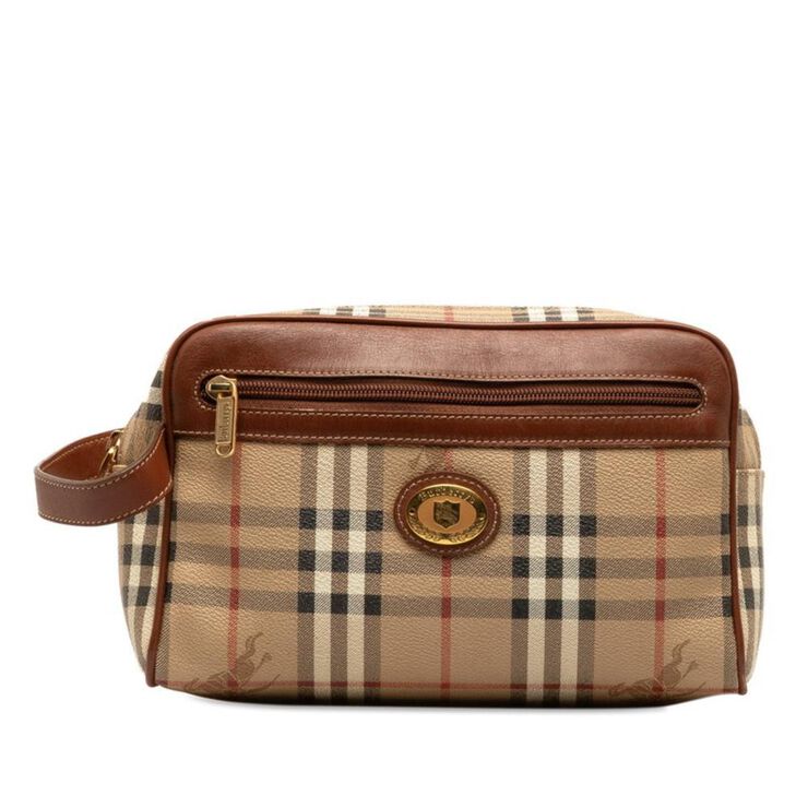 Burberry Vintage Burberry Clutch Beige