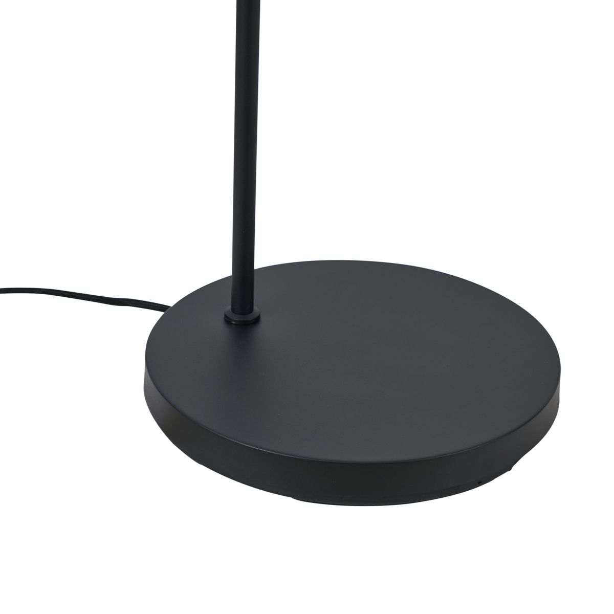 Art Deco vloerlamp zwart met zwarte kap - Nest