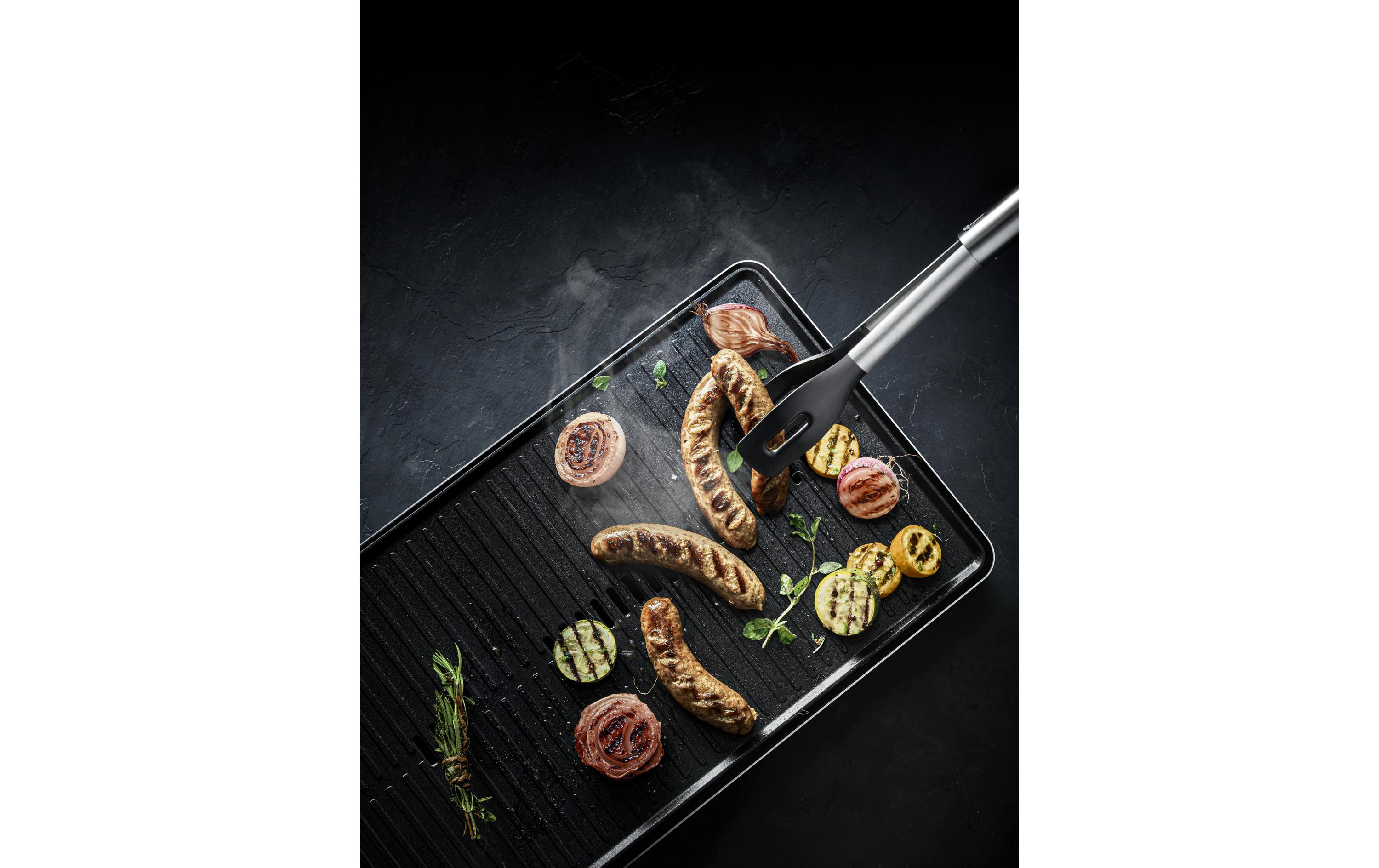 Küchenzange BBQ Schwarz/SilberServierzange