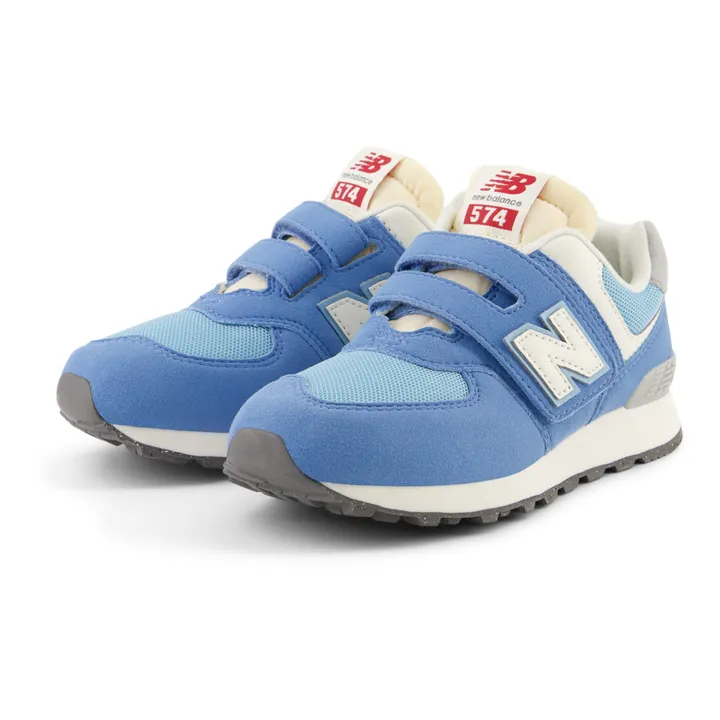New Balance Baskets Scratchs 574 | Bleu Clair