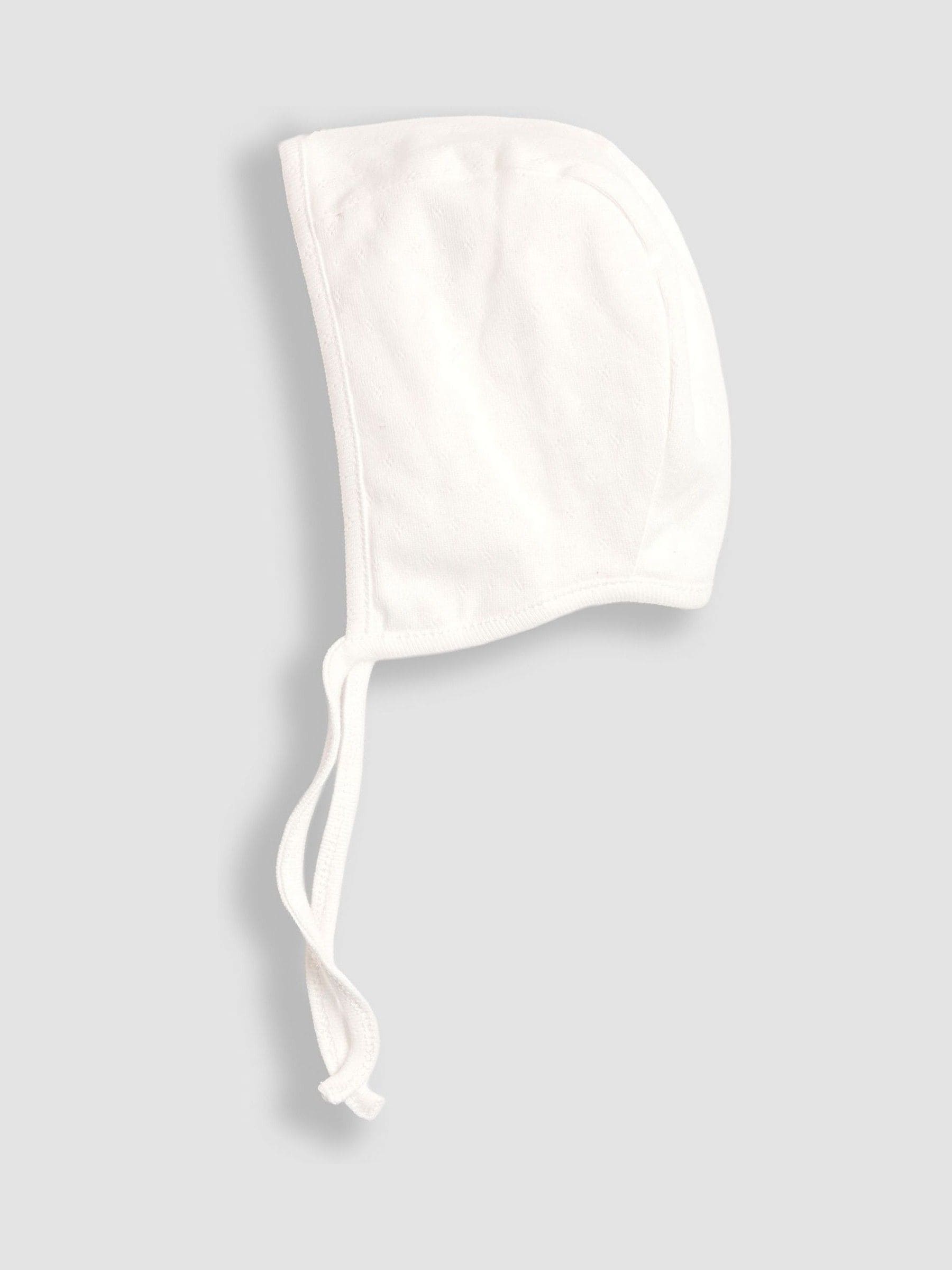 JoJo Maman Bébé 2-Pack Pointelle Bonnets