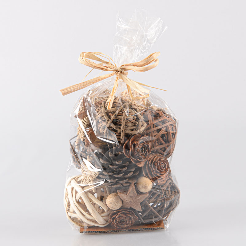 Sachet de boules et étoiles végétales