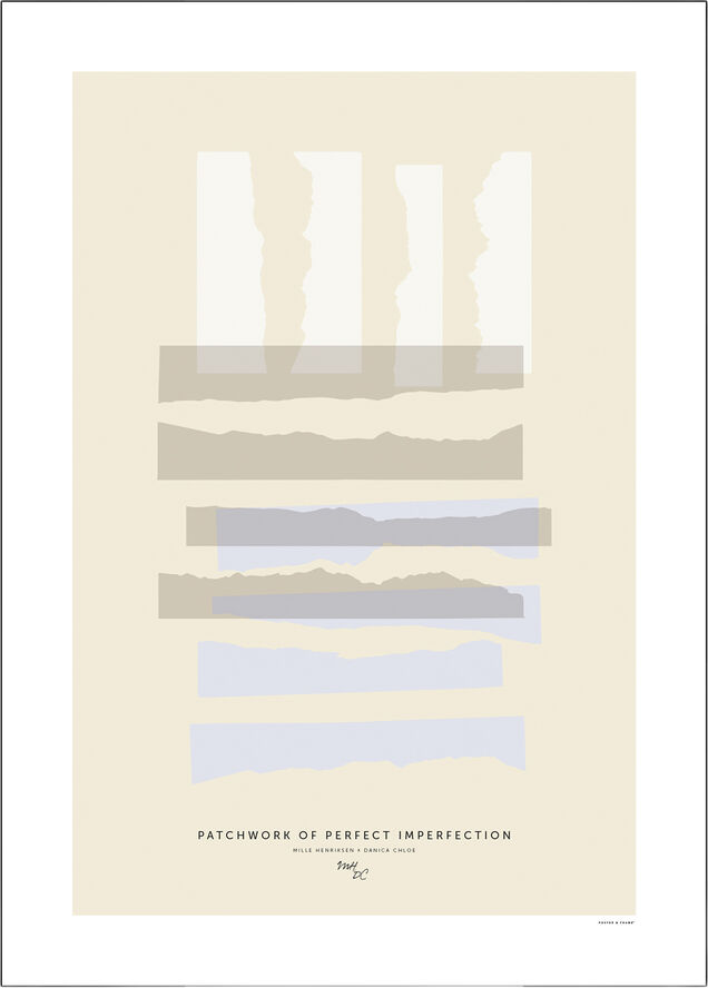 Poster & Frame Perfect Imperfection No. 3 Flerfarvet