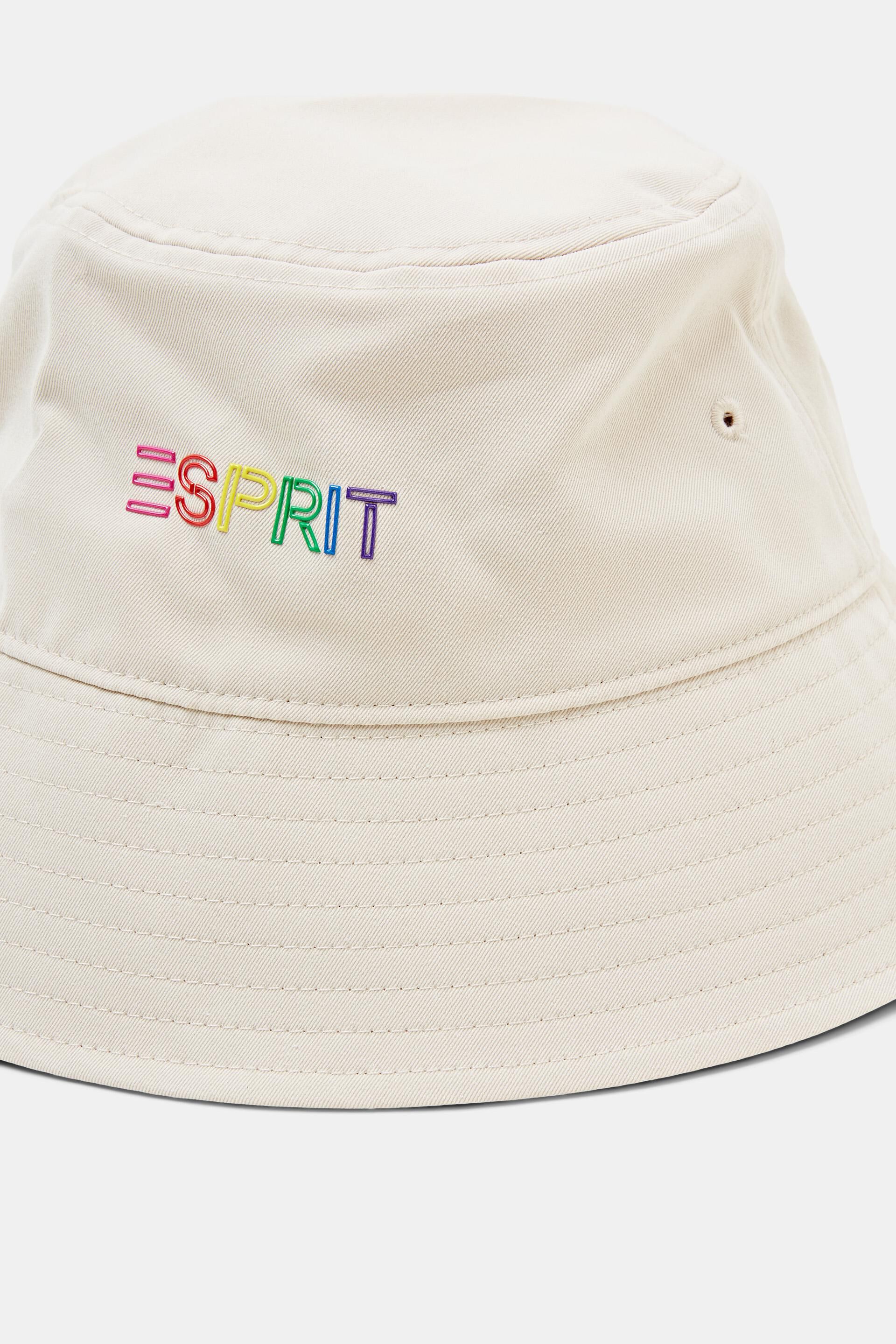 Bob en twill à logo appliqué