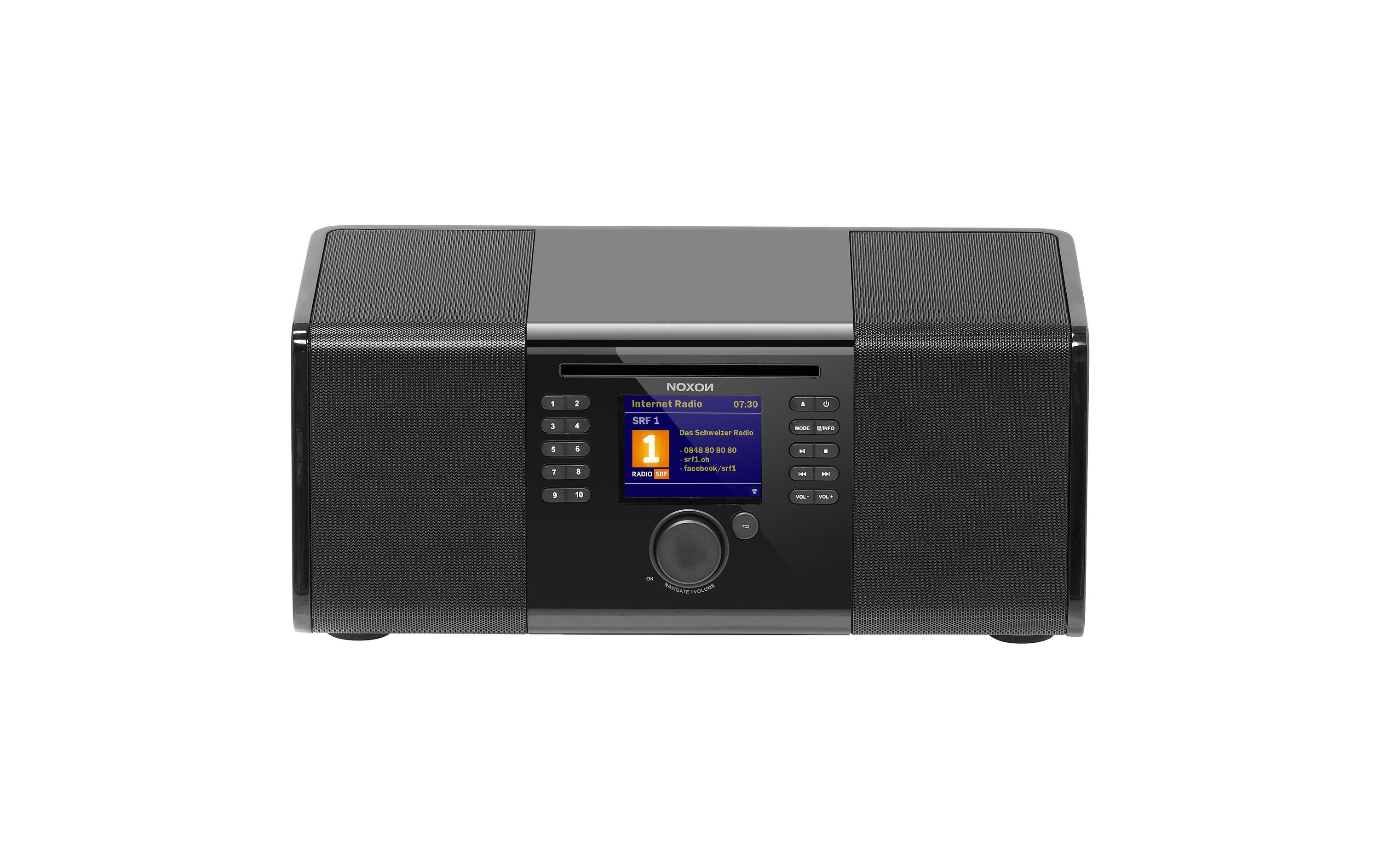 Radio i600 CD Schwarz<br>DAB+ Radio mit Weckfunktion und Online-Streaming