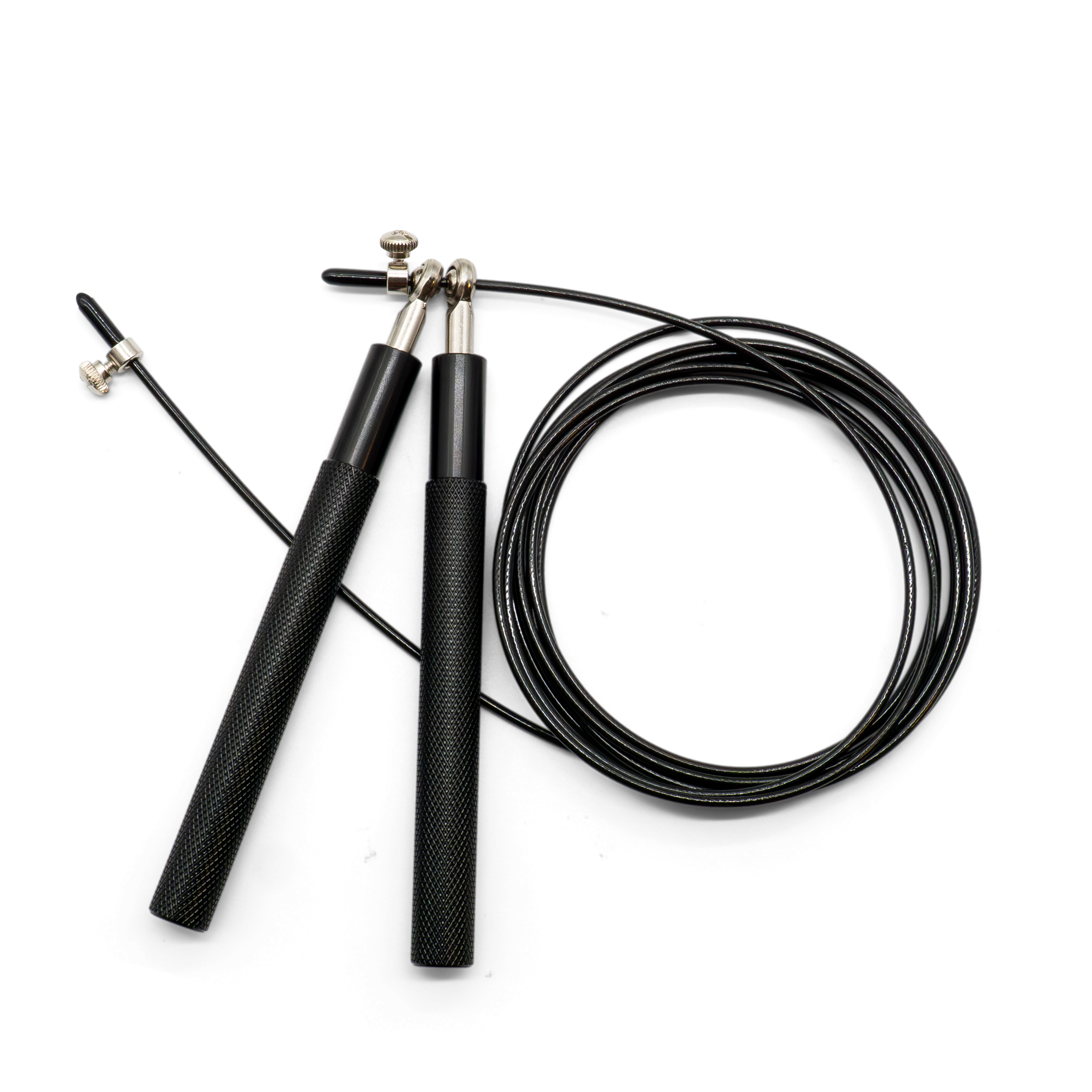 (3m) Robustes Springseil Speed Rope Home Workout Fitness Training / HIIT / Crossfit - Schwarz