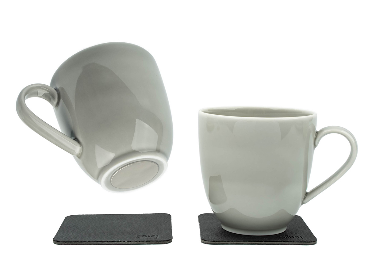 Silwy Magnetische porseleinen kopjes - Ash