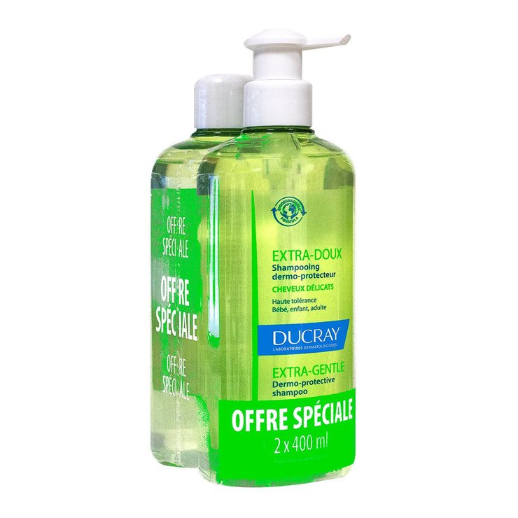 Shampooing extra-doux dermo-protecteur 2x400ml